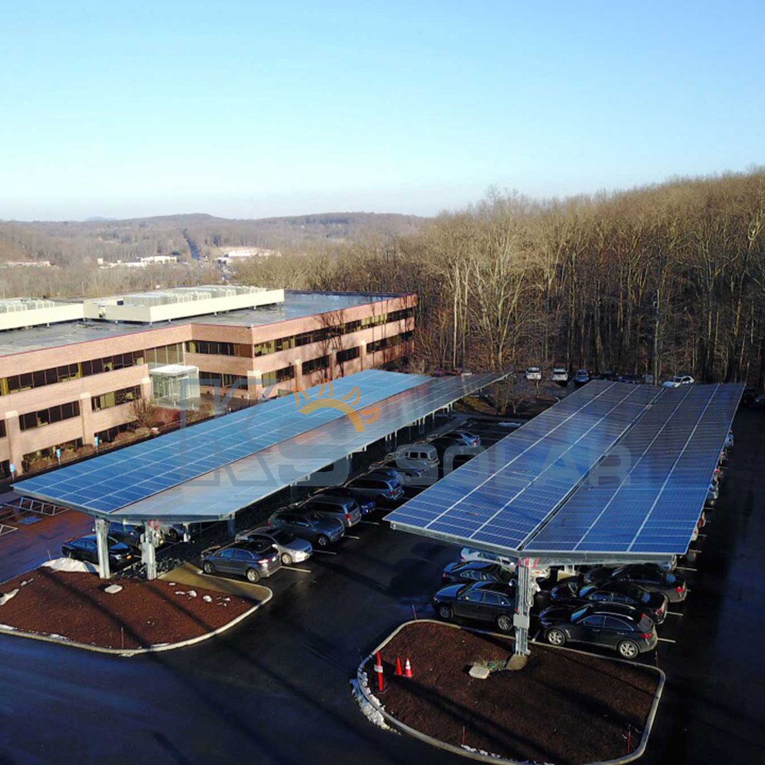 200KW Carport Solar Panel Mounting In Vietnam